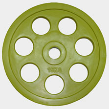 Олимпийский диск евро-классик с хватом "Ромашка", 15 кг